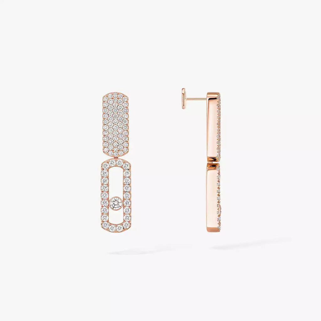 [Solara jewelry]Imperial Move SM Diamant-Ohrringe