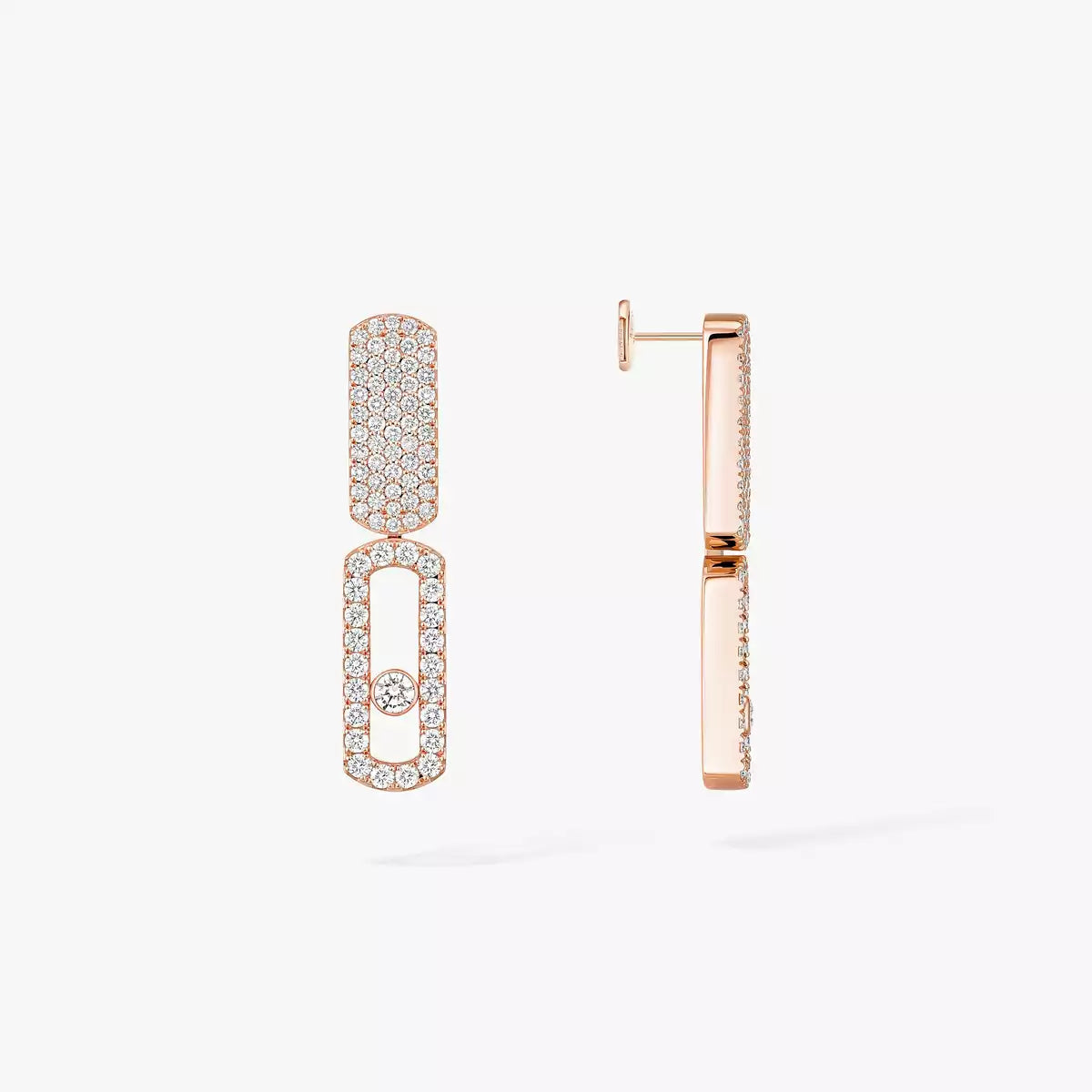 [Solara jewelry]Imperial Move SM Diamant-Ohrringe