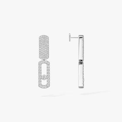 [Solara jewelry]Imperial Move SM Diamant-Ohrringe