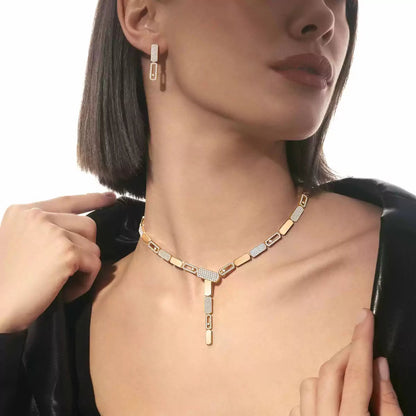 [Solara jewelry]Imperial Move SM Diamant-Ohrringe