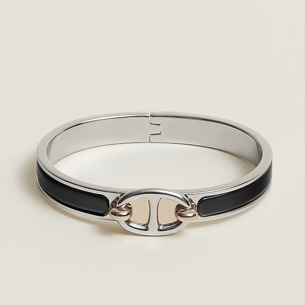 [Solara Jewelry ]CLIC CHAINE SILVER BRACELET