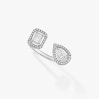 [Solara Schmuck]ZWILLINGS-TOI-ET-MOI-SILBERDIAMANTENRING