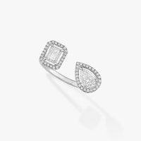 [Solara jewelry]MY TWIN TOI & MOI SILVER DIAMOND RING
