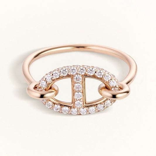 [Solara Jewelry ]RONDE SMALLER DIAMANTENRING
