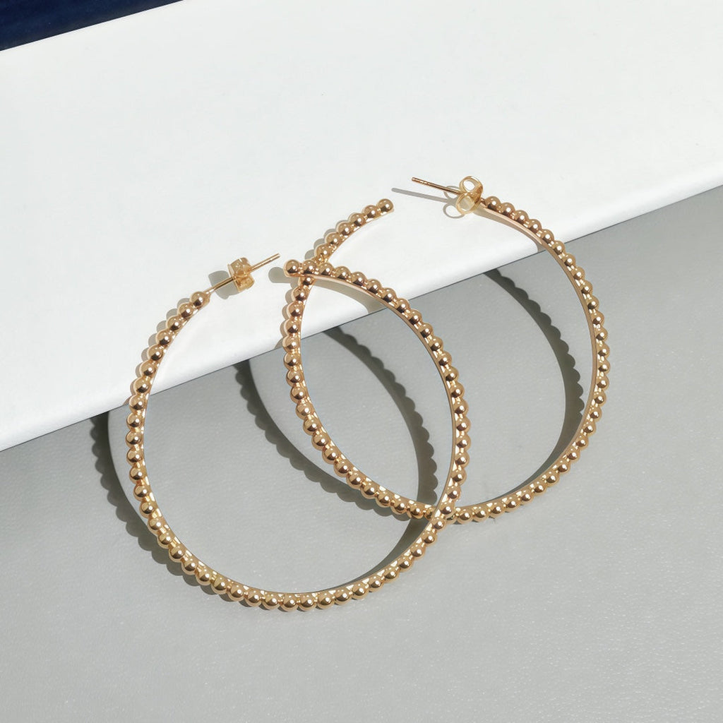 [Solara Schmuck] GLATTE PERLENOHRRINGE