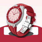 Royal Oak Pop Exclusive Steel Case With Diamond(Moissanite) & Silicone Strap