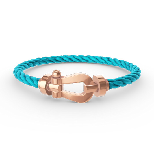 [Solara Jewelry ]FORCE ラージ ホースシュー ノー ダイヤモンド ブレスレット ローズゴールド