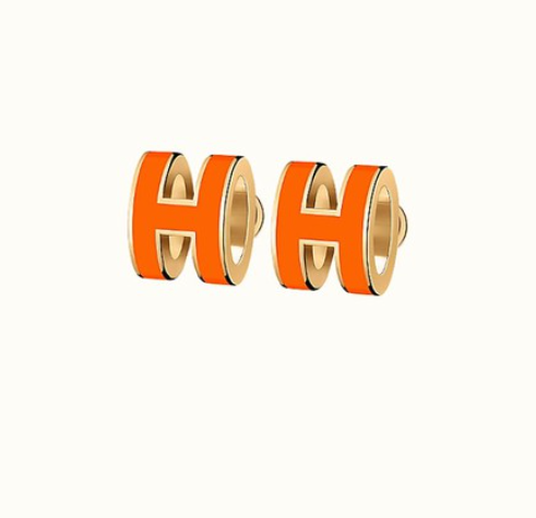 [Solara Jewelry ]MINI POP H OHRRINGE ORANGE