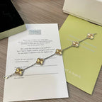 [Solara Jewelry ]クローバー 5モチーフ クリスマス限定ブレスレット