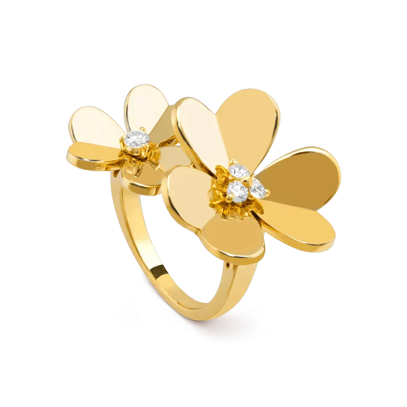 [Solara Jewelry ]クローバーコスモスゴールドダイヤモンドリング