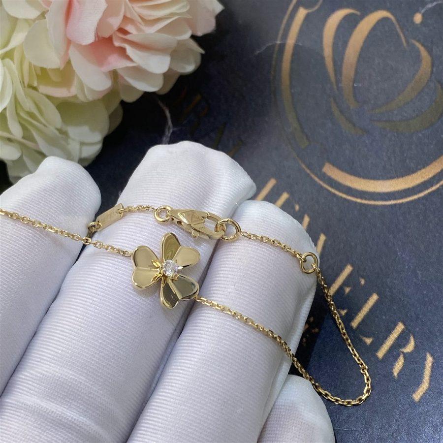 [Solara Jewelry ]FRIVOLE GOLD BLUMENARMBAND