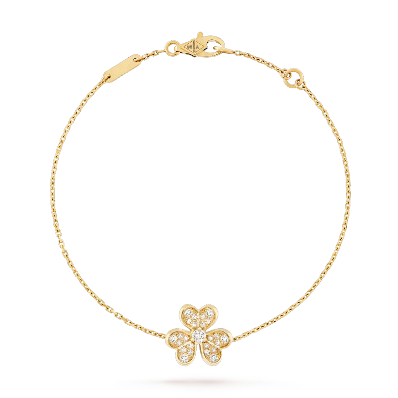 [Solara Jewelry ]FRIVOLE GOLD BLUMEN DIAMANTEN ARMBAND
