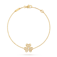 [Solara Jewelry ]FRIVOLE GOLD FLOWER DIAMOND BRACELET