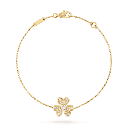 [Solara Jewelry ]FRIVOLE GOLD BLUMEN DIAMANTEN ARMBAND