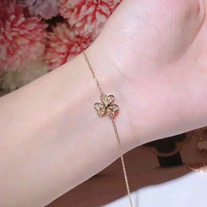 [Solara Jewelry ]FRIVOLE GOLD BLUMEN DIAMANTEN ARMBAND