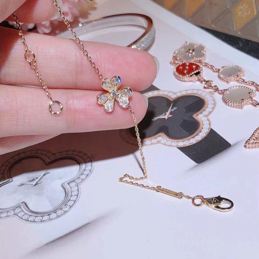 [Solara Jewelry ]FRIVOLE GOLD BLUMEN DIAMANTEN ARMBAND