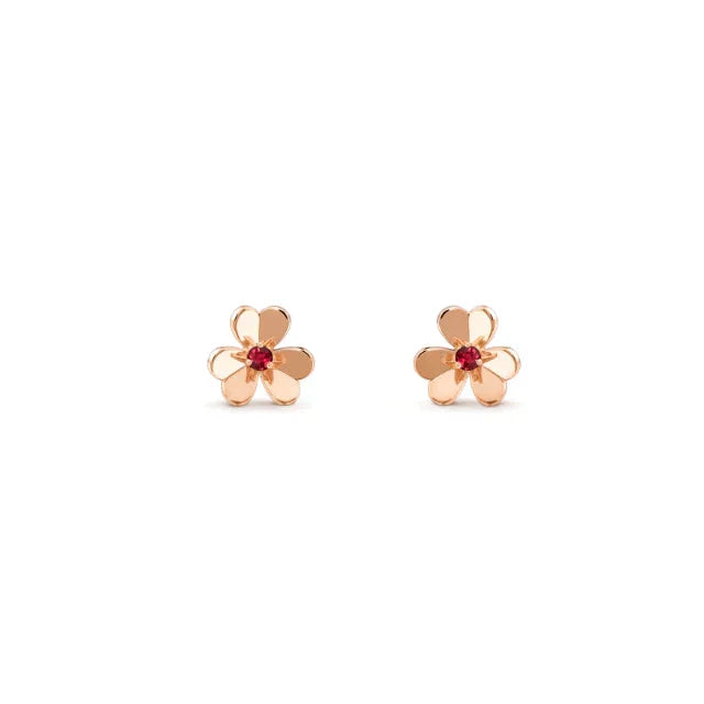 [ソララジュエリー] フリヴォル フラワー ピンクイヤリング