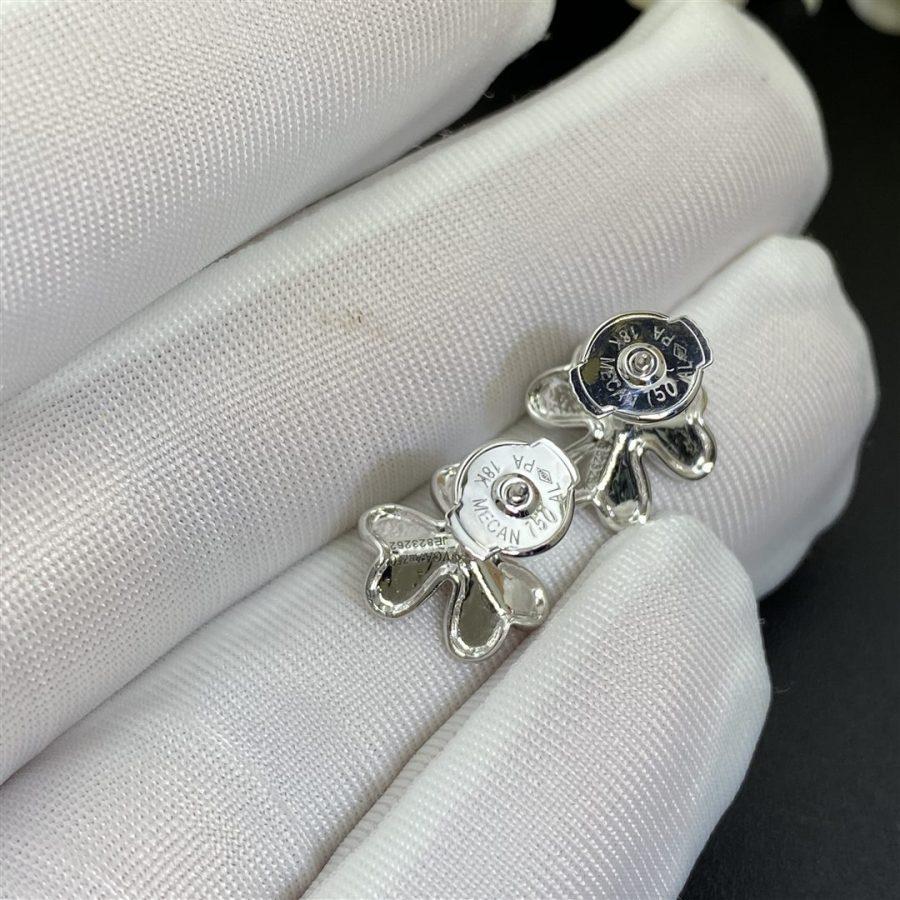 [Solara Jewelry ]FRIVOLE MINI SILVER FLOWER EARRINGS