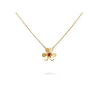 [Solara Jewelry ]FRIVOLE GOLD FLOWER NECKLACE