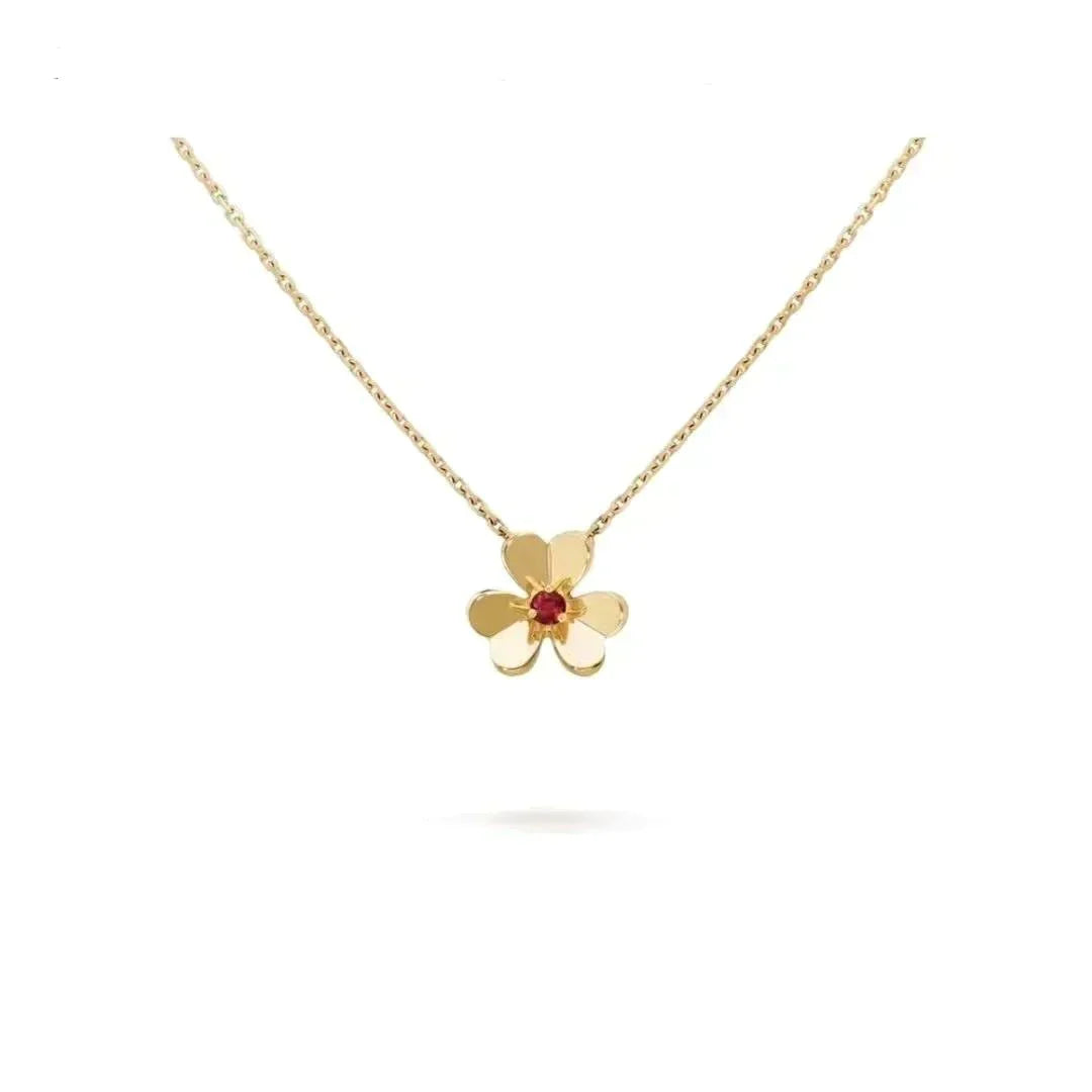 [Solara Jewelry ]FRIVOLE GOLD FLOWER NECKLACE