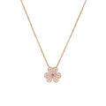 [Solara Jewelry ]FRIVOLE ROSÉGOLD BLUMEN-DIAMANT-HALSKETTE