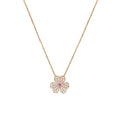 [Solara Jewelry ]フリヴォル ローズゴールド フラワー ダイヤモンド ネックレス