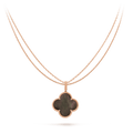 [Solara Jewelry ]KLEE 25MM GOLD DUNKLE PERLMUTT GROSSE KLEEHALSKETTE