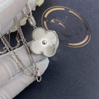 [Solara Jewelry ]CLOVER 25MM SILVER BIG CLOVER NECKLACE