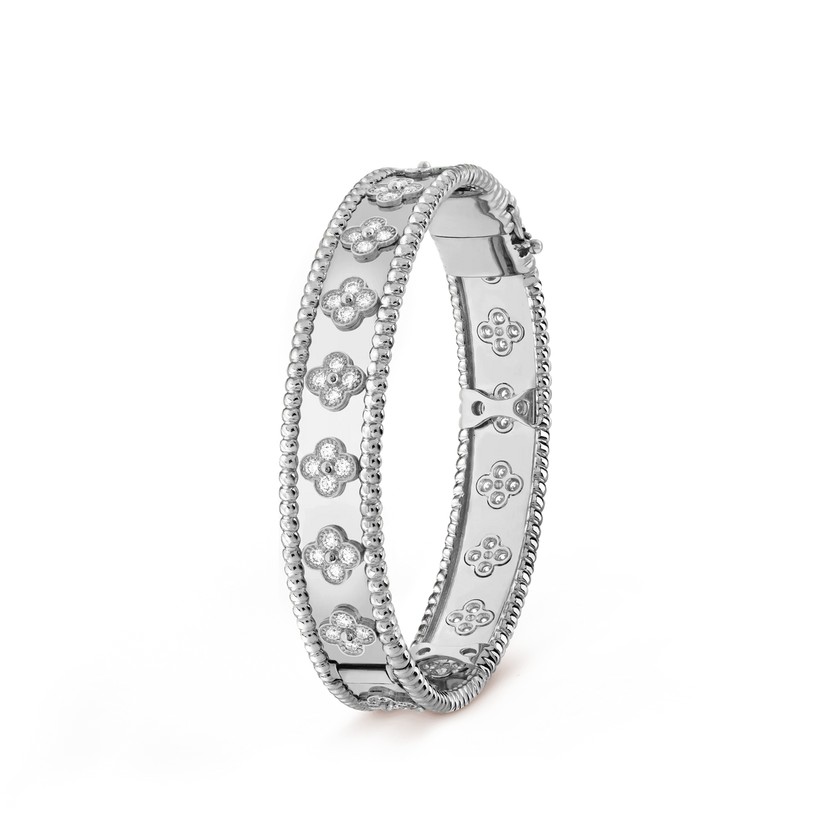 [Solara Jewelry ]クローバーブレスレット 8MM ダイヤモンド