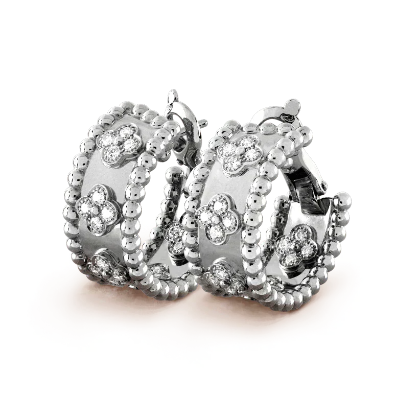 [Solara Jewelry ]ペルレ ダイヤモンド ピアス