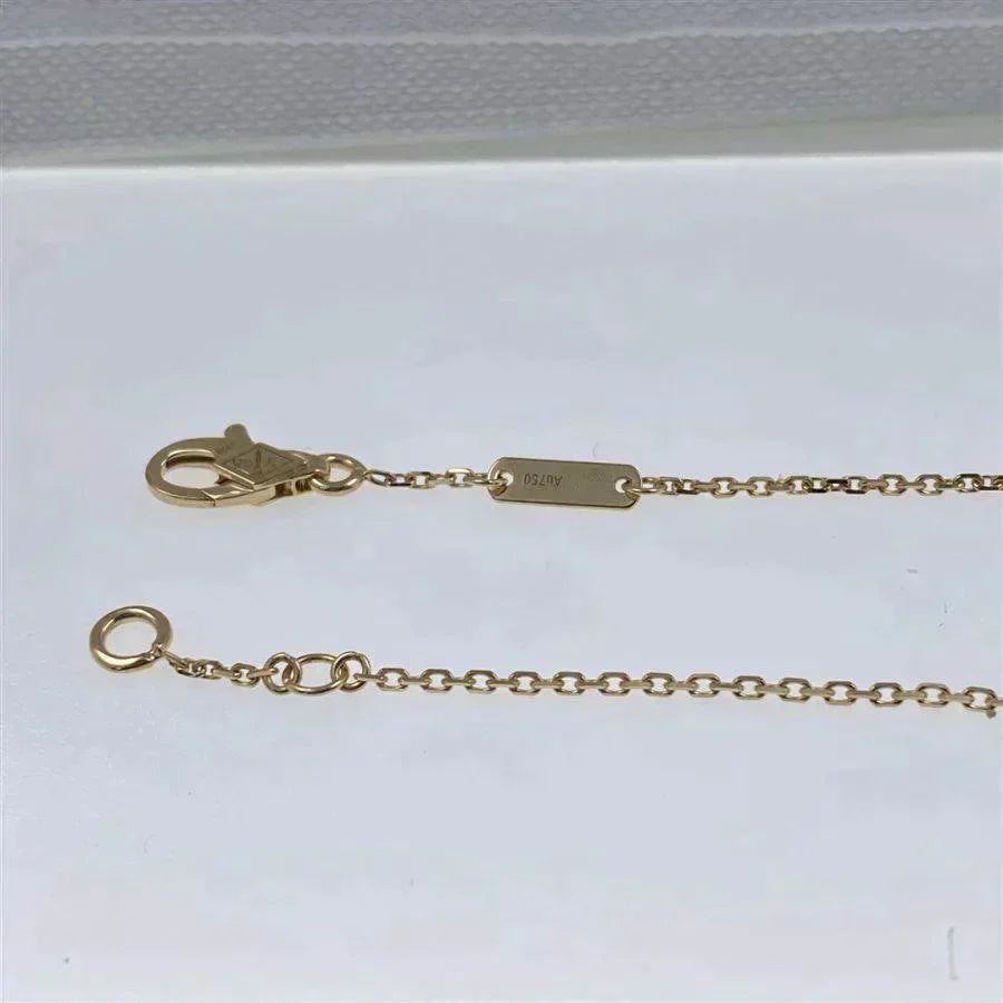 [Solara Jewelry ]クローバー カーネリアン シングル フラワー ブレスレット