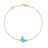 [Solara Jewelry ]BUTTERFLY TURQUOISE BUTTERFLY BRACELET