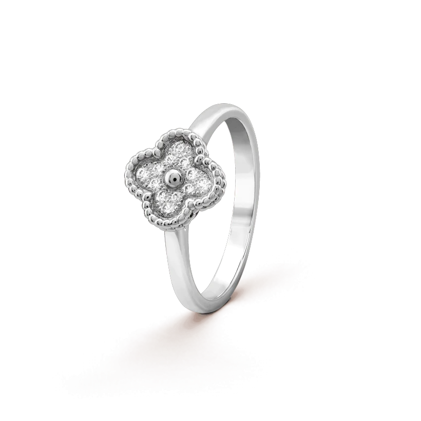 [Solara Jewelry ]CLOVER DIAMOND RING