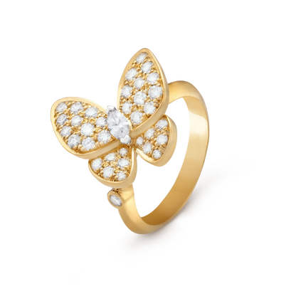 [Solara Jewelry ]バタフライダイヤモンドリング