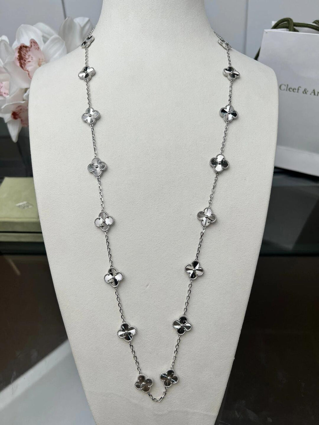 [Solara Jewelry ]CLOVER 20 MOTIFS LASER SILVER