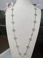 [Solara Jewelry ]クローバー 20モチーフ ダイヤモンド シルバー