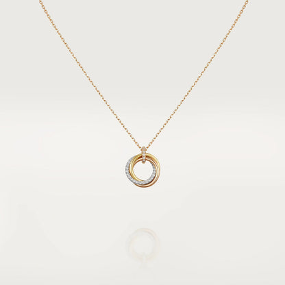 [Solara Jewelry ]TRINITY HALSKETTE SILBER GOLD ROSÉGOLD DIAMANTEN