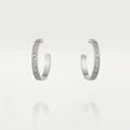 [Solara Jewelry ]ラブダイヤモンド シルバーフープピアス