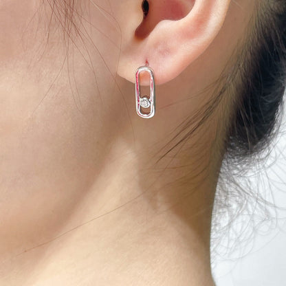 [Solara jewelry]MOVE UNO スモール 1 ダイヤモンド イヤリング