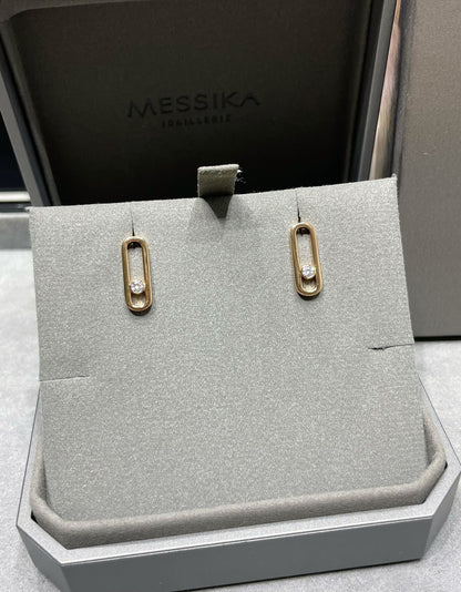 [Solara jewelry]MOVE UNO スモール 1 ダイヤモンド イヤリング
