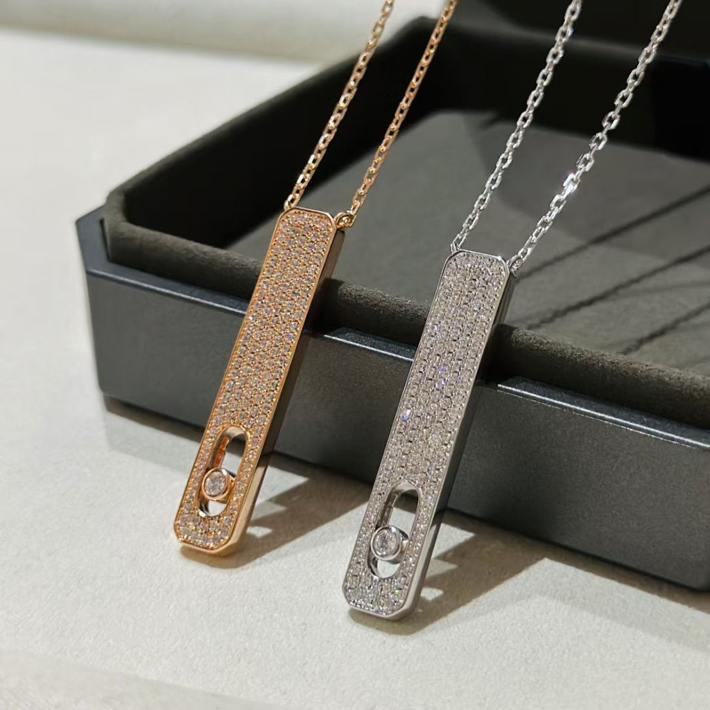 [Solara Schmuck]MEINE ERSTE HALSKETTE MIT DIAMANTPAVEE
