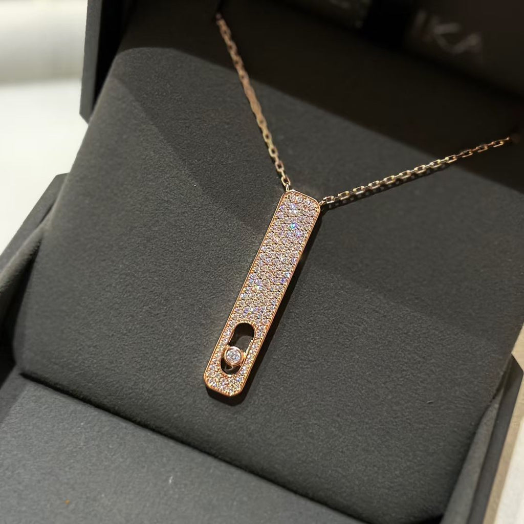 [Solara Schmuck]MEINE ERSTE HALSKETTE MIT DIAMANTPAVEE