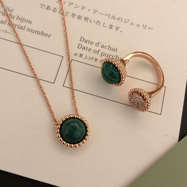 [Solara Jewelry ]PERLEE COULEURS DIAMOND ROSE GOLD BETWEEN THE FINGER RING