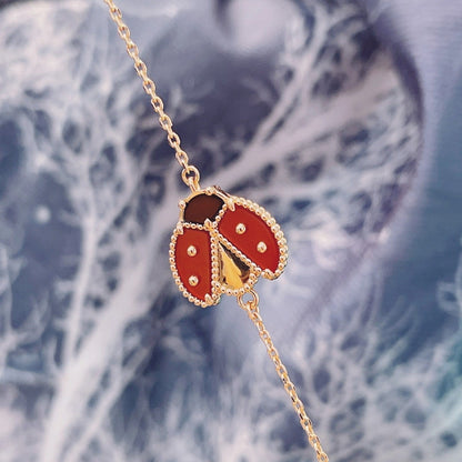 [Solara Schmuck ]LUCKY SPRING 1 MOTIV ARMBAND AUS ROSÉGOLD