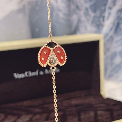 [Solara Schmuck ]LUCKY SPRING 1 MOTIV ARMBAND AUS ROSÉGOLD