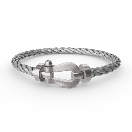 [Solara Jewelry ]フォース ラージホースシュー ノーダイヤモンド ブレスレット シルバー
