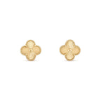 [Solara Jewelry ]CLOVER MEDIUM 1 MOTIFS LASER EARRINGS
