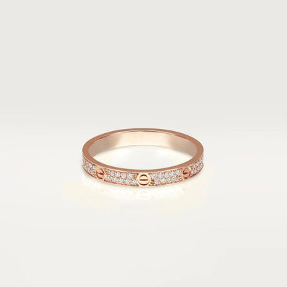 [Solara Jewelry ]ラブリング 2.65MM ダイヤモンド