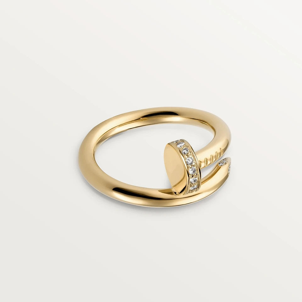 [Solara Jewelry ]JUSTE RING 2.65MM GOLD DIAMANT