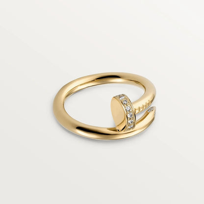 [Solara Jewelry ]JUSTE RING 2.65MM GOLD DIAMANT